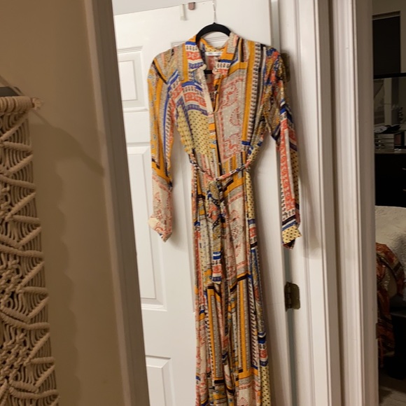 Zara Print Chiffon Dress - Picture 9 of 9